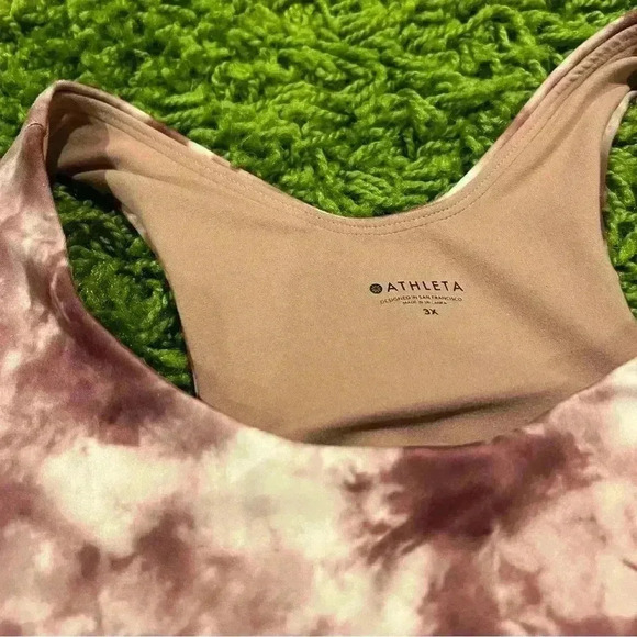 Athleta Conscious Crop Tie Dyed Sports Bra - Picture 4 of 7